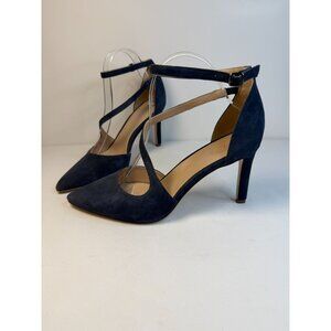 Naturalizer 27 Edit Abilyn Pumps Womens Size 9M Navy Blue Leather Dressy Shoes